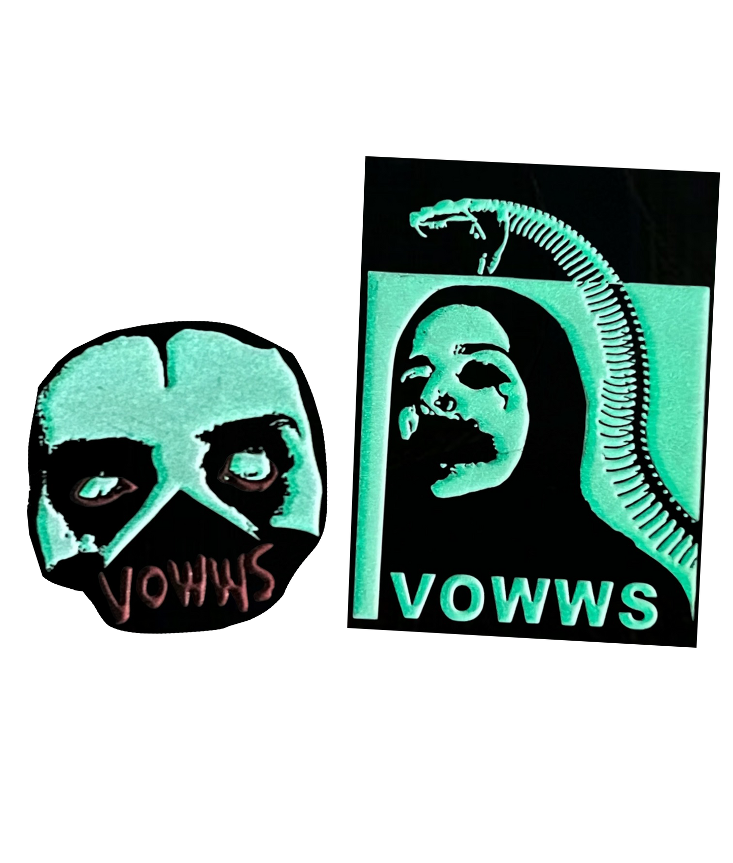 Limited Edition Numbered Glow In The Dark Enamel Pins